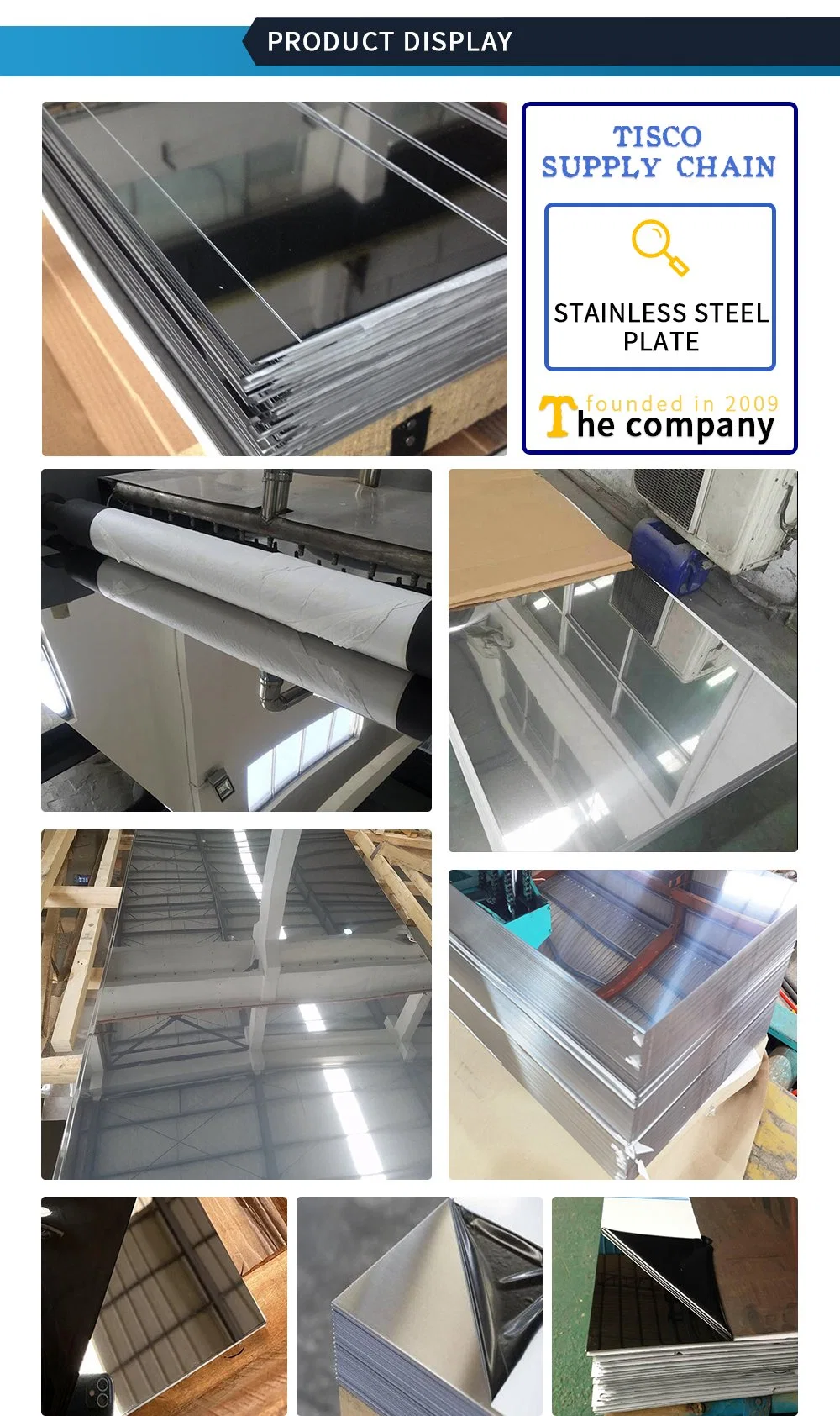 Factory Price 201 347 304 316 904L AISI ASTM Cold Rolled Hot Rolled 2b Ba Finish 0.3mm Stainless Steel Sheet